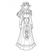 desenhos para colorir a lenda de zelda