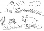 desenhos para colorir da fazenda