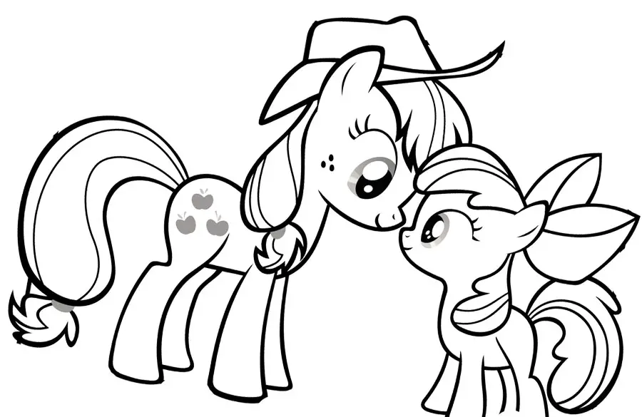desenhos para colorir da my little pony a amizade e magica