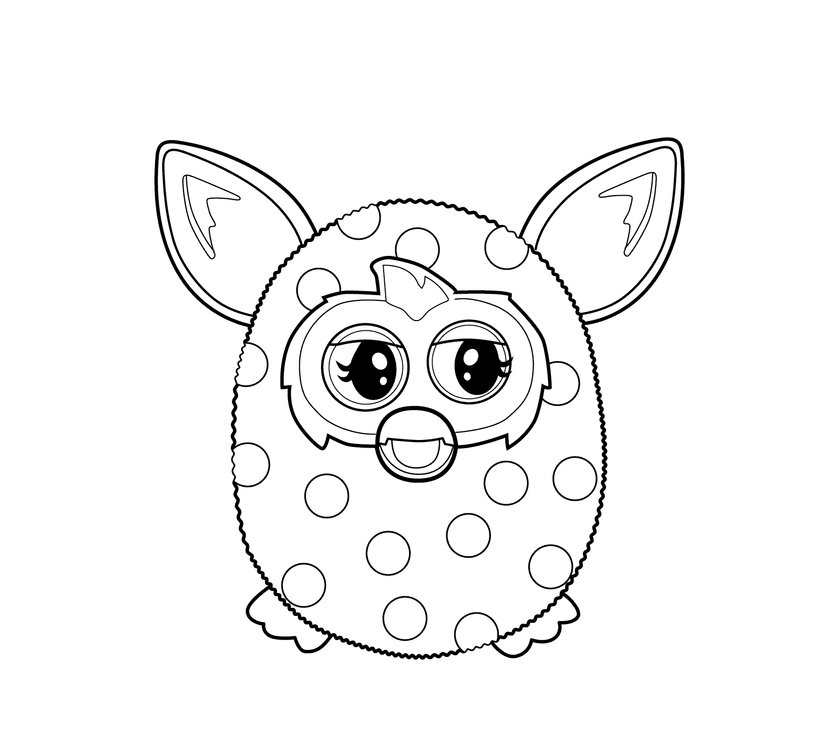 desenhos para colorir de furby boom