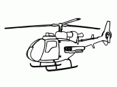 desenhos para colorir de helicoptero de guerra