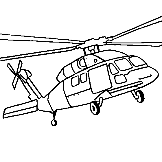 desenhos para colorir de helicoptero