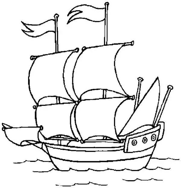desenhos para colorir de navio pirata