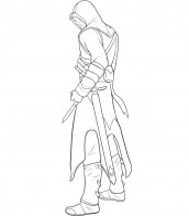 desenhos para colorir do assassins creed 2