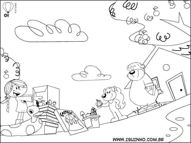 desenhos para colorir do iguinho