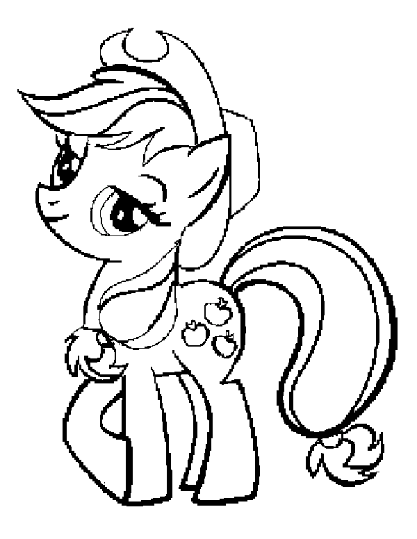 desenhos para colorir do my little pony a amizade e magica