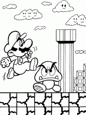 desenhos para colorir do super mario galaxy