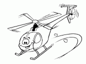 desenhos para colorir e imprimir helicoptero