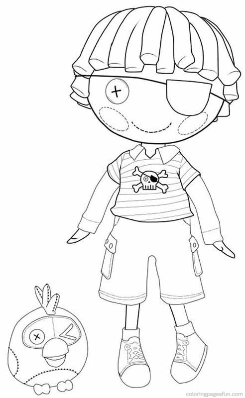 desenhos para colorir lalaloopsy