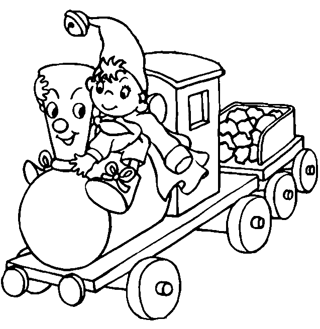 desenhos para colorir noddy e ruca