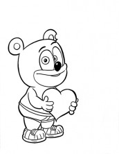 desenhos para colorir online gummy bear