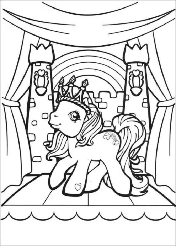 desenhos para colorir online my little pony
