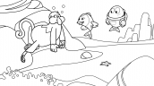 desenhos para colorir peixonauta online