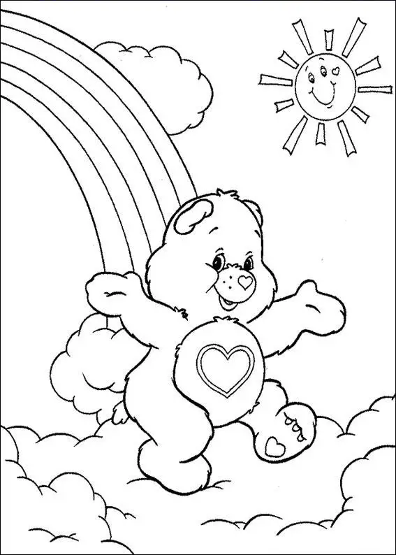 desenhos para colorir ursinhos carinhosos