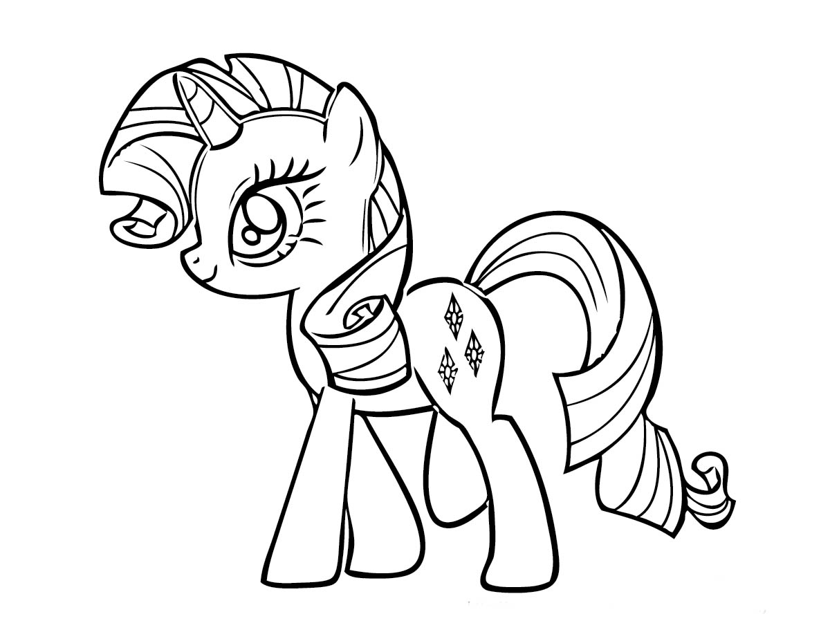 desenhos para pintar da my little pony 01