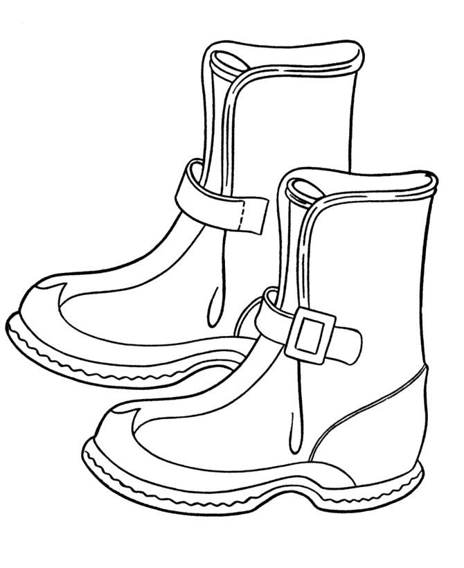 desenhos para pintar de botas