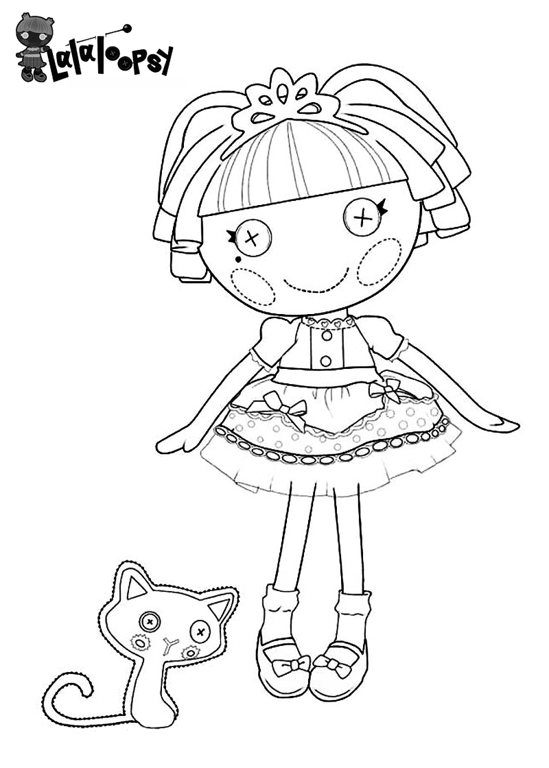 desenhos para pintar lalaloopsy