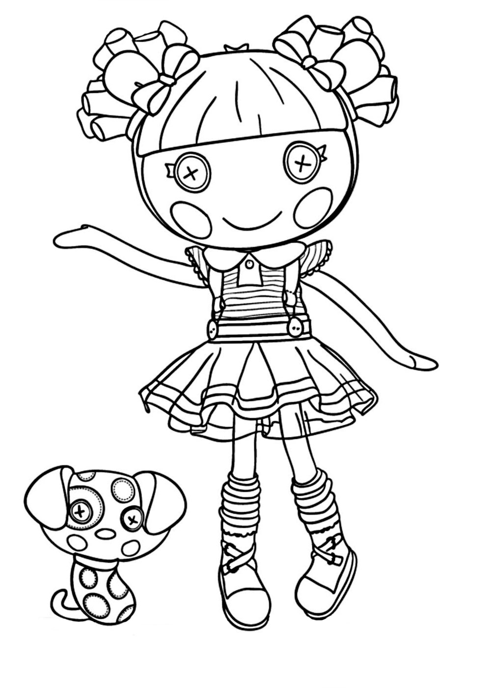 lalaloopsy desenhos para imprimir