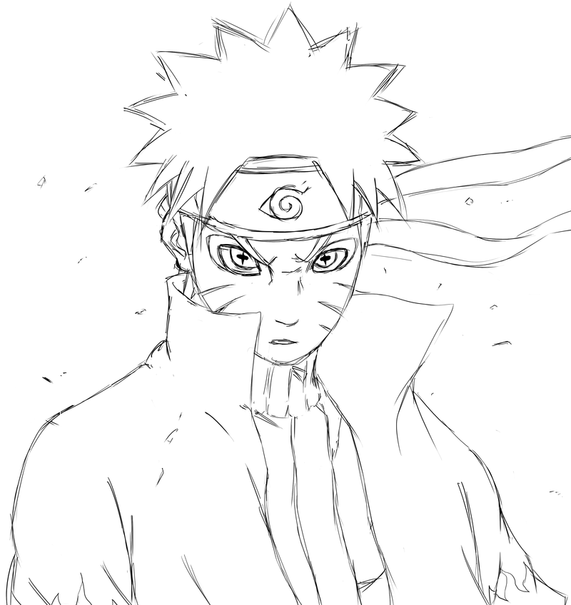 terceiro hokage para colorir