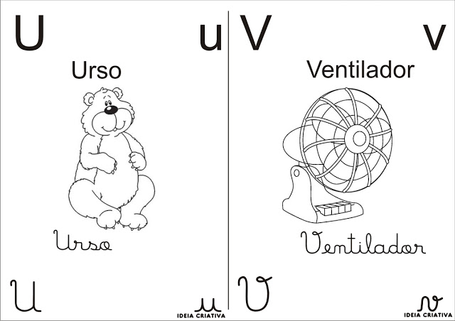 alfabeto com figuras para colorir 10