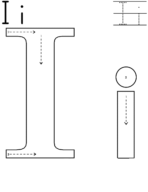 desenhos da vogal i para colorir