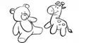 Desenho Página Para Colorir Pequeno Ursinho Pelúcia Boneca Fofa Bola  vetor(es) de stock de ©Oleon17 535675678