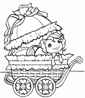 desenhos de carrinho de bebe para colorir