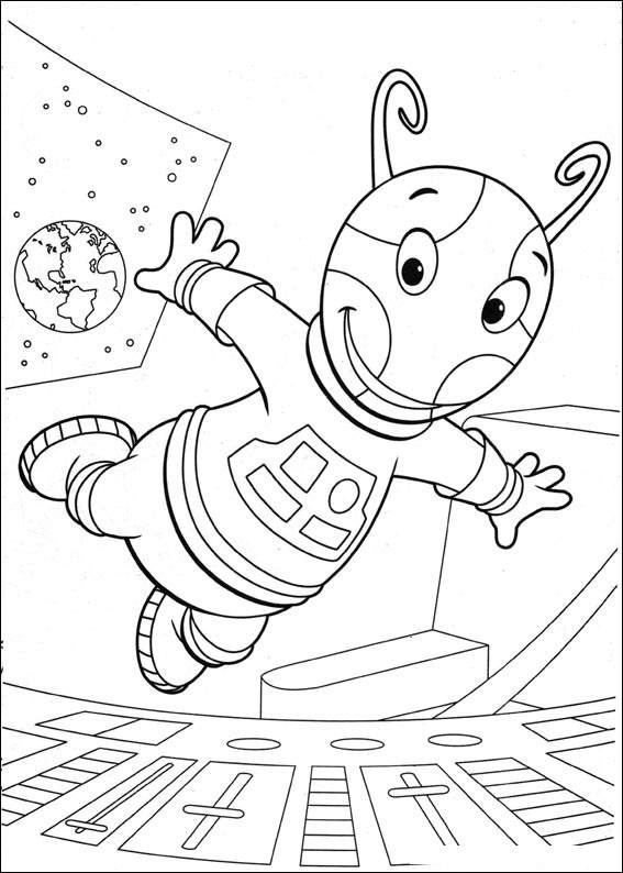 desenhos de uniqua backyardigans para colorir