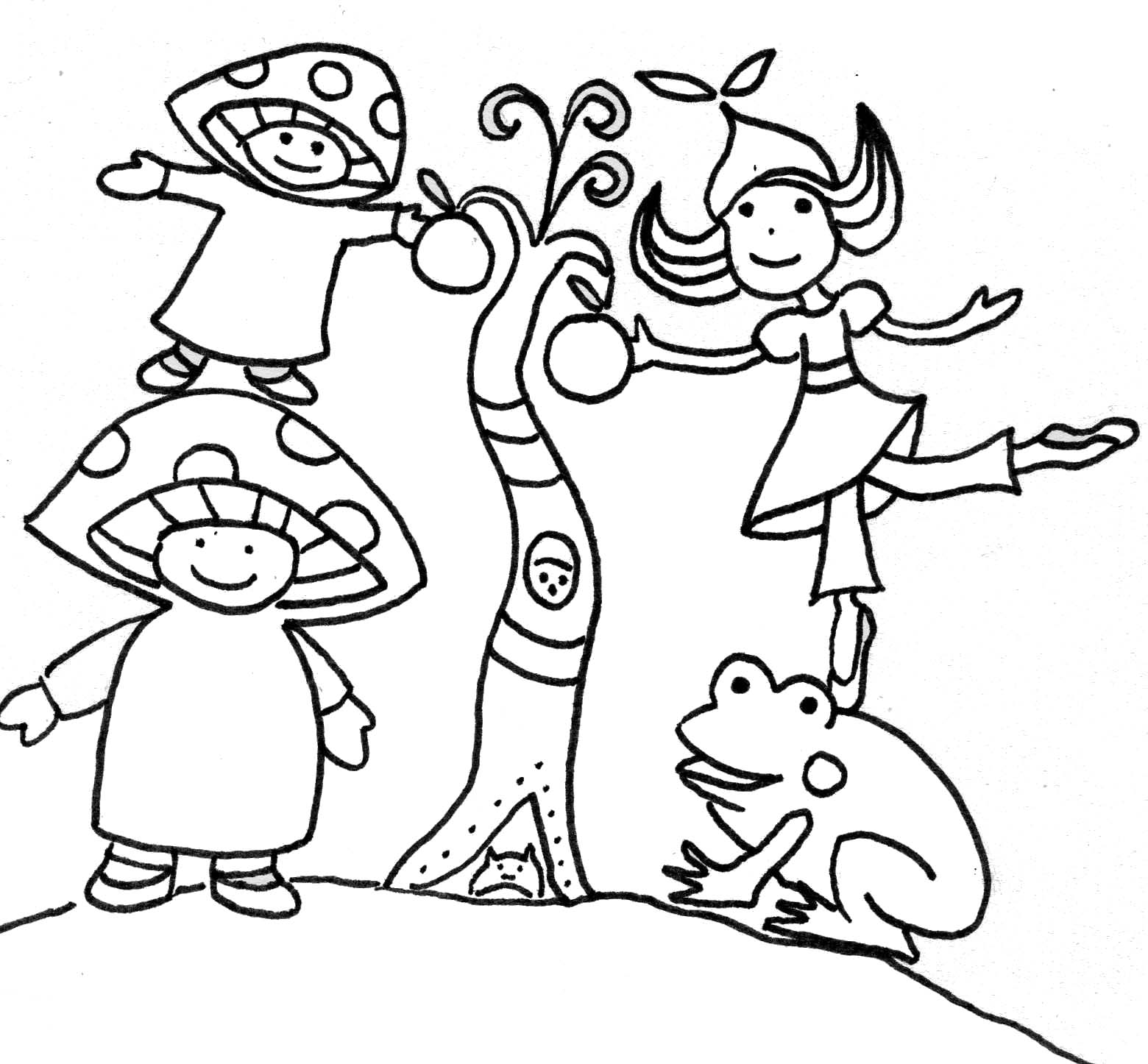 desenhos para colorir de dois amigos