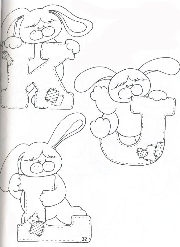 desenhos para colorir do abecedario 4