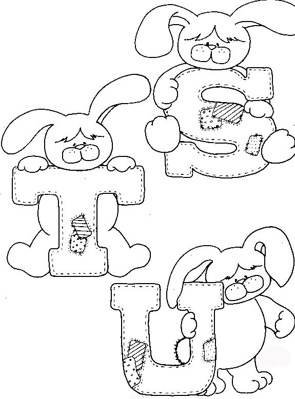 desenhos para colorir do abecedario 6