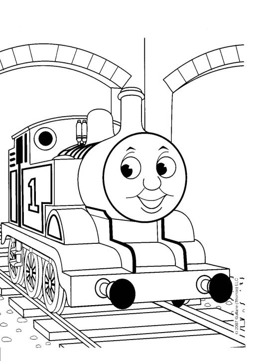 desenhos para colorir e imprimir do thomas e seus amigos