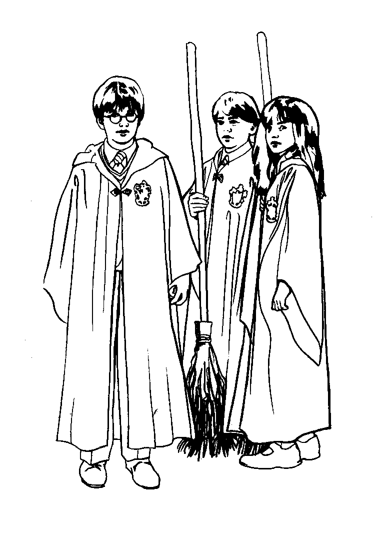 desenhos para colorir harry potter