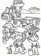 desenhos para colorir online bob construtor