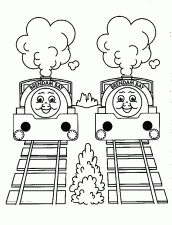 desenhos para colorir online do thomas e seus amigos