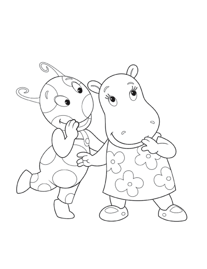 desenhos para colorir tasha backyardigans