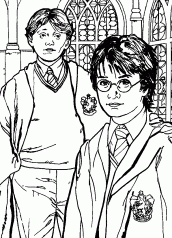 desenhos para imprimir harry potter