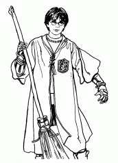 harry potter para pintar e imprimir