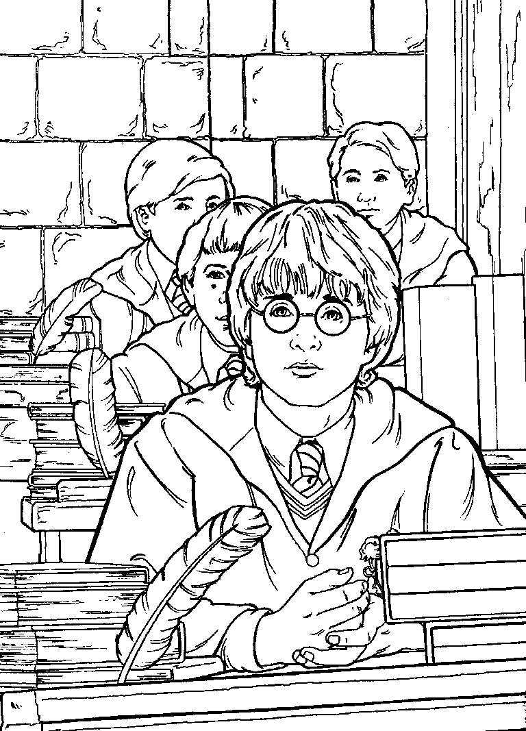 harry potter para pintar