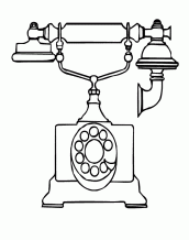 telefone imagens para colorir