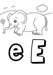 vogal e desenhos para colorir - letras do alfabeto
