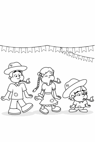 desenhos para colorir do dia de sao joao