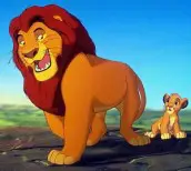 O Rei Leão para colorir