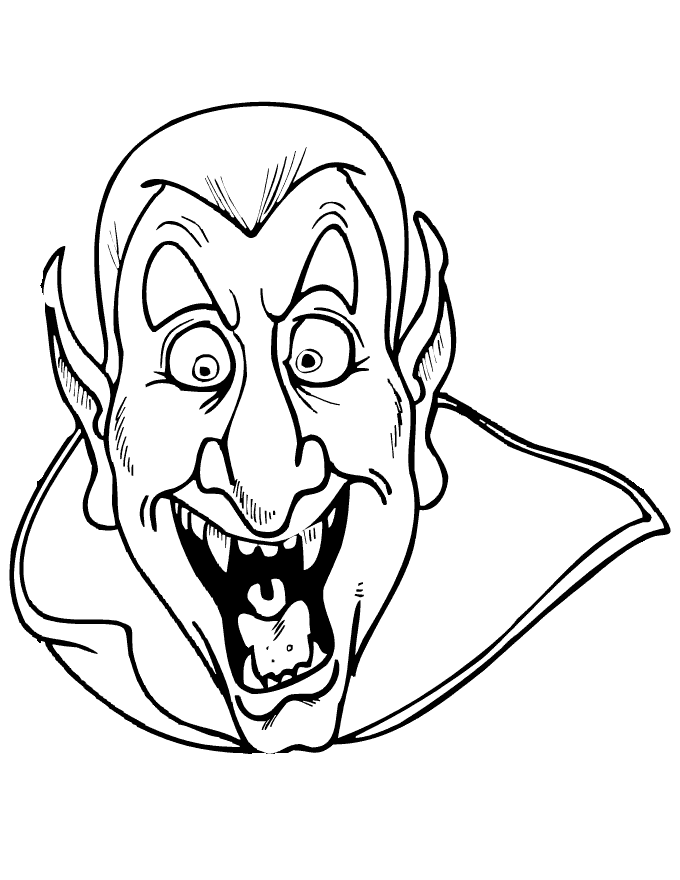 desenhos para colorir do conde dracula