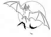 imagenes de morcegos para colorir