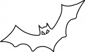 morcego para pintar e imprimir