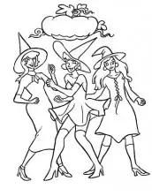 imagens de roupas de bruxa para colorir