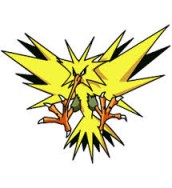 Desenhos de Zapdos para colorir