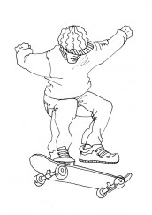 Desenhos de skate para colorir 01