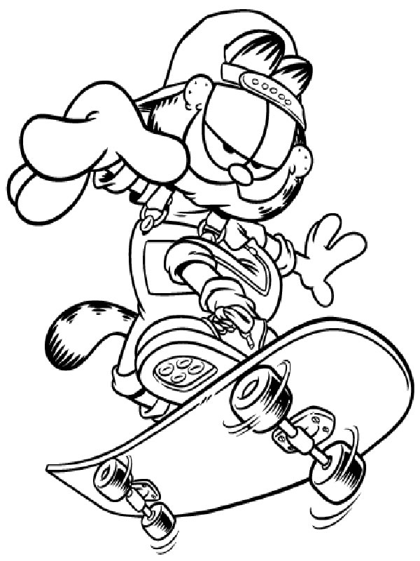 Desenhos de skate para colorir 03